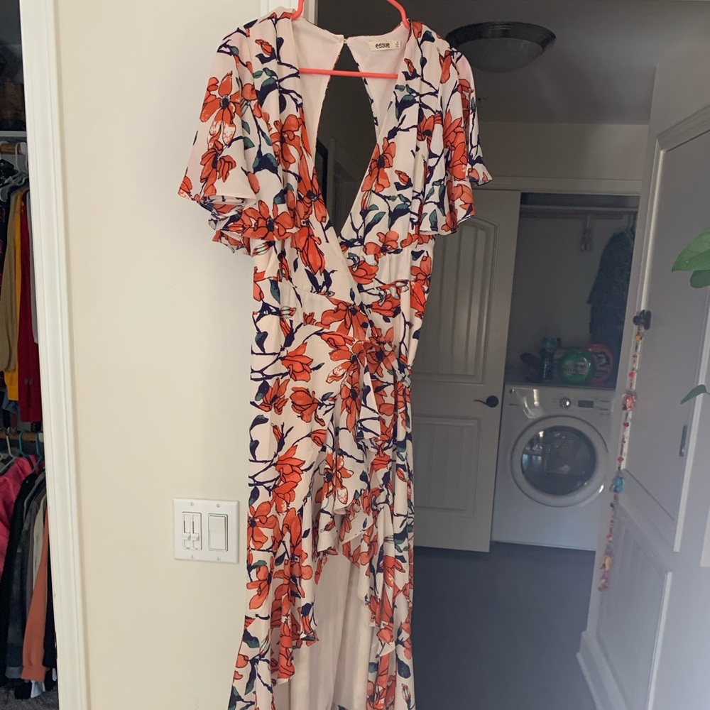 Long floral dress